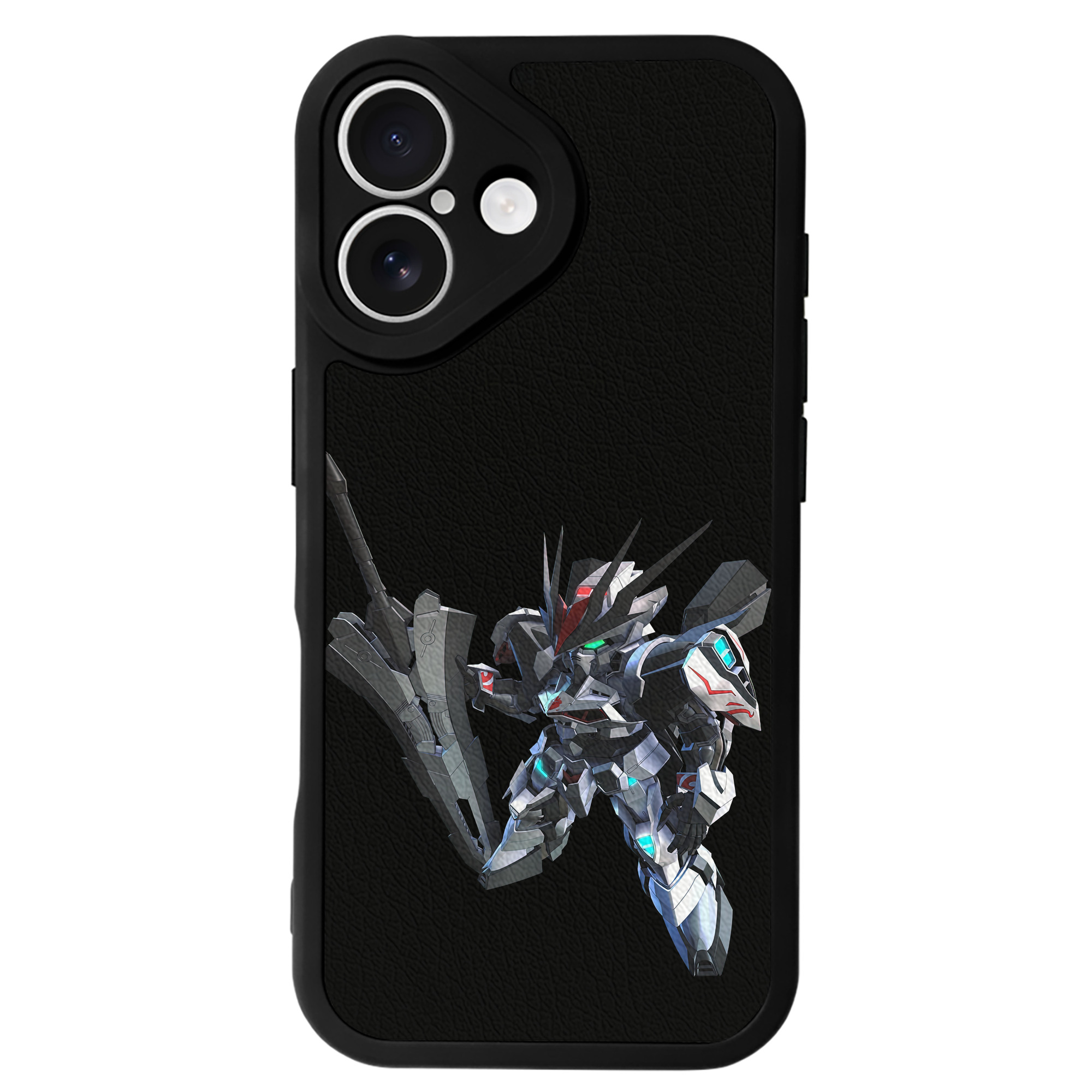 （画像用） 機動戦士ガンダム Mobile Suit Gundam 【iPhone 16シリーズ対応】シリコンスマホケース（レザー調） 材質：シリコン